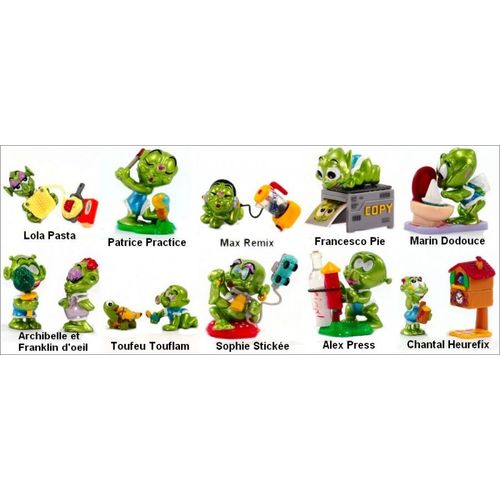 Lot De 10 Figurines Astro Comics. Kinder, 1999