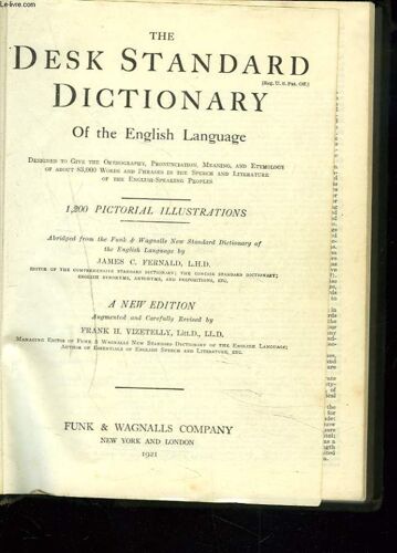 The Desk Standard Dictionary Of The English Language