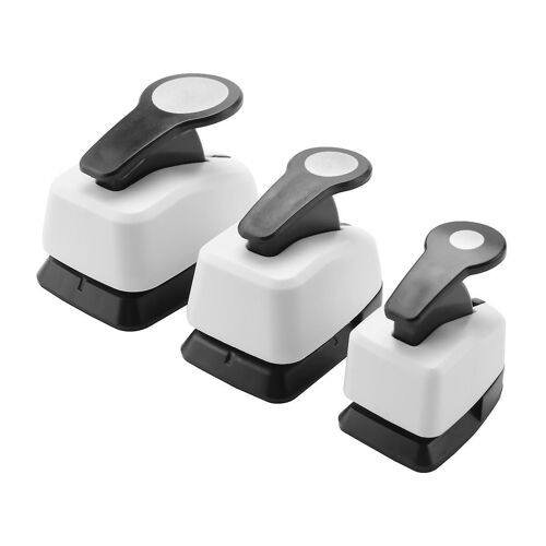 3pcs Punches-Hole Puncher Single,Hole Punch Shapes, Hole Puncher For Crafts 9/16/25mm Circle Punch