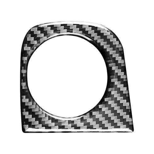 Carbon Fiber For Legacy 2010-2014 Engine Ignition Keyhole Panel Cover Trim Decal Interior Accessori