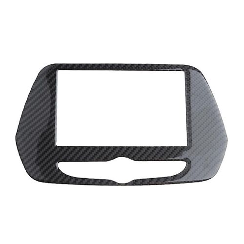 For 2016 -2020 Carbon Fiber Central Console Navigation Screen Panel Cover Trim Frame Sticker
