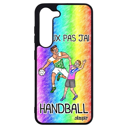 Coque Samsung S23+ Plus silicone j'peux pas j'ai hand case coupe du monde Vert telephone sport bd smartphone comique humour galaxy