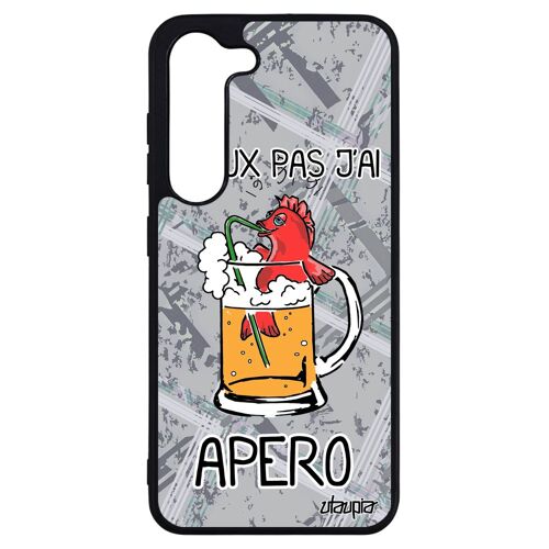 Coque De Protection Pour Samsung Galaxy S23+ Plus En Silicone Humour J'peux Pas J'ai Apero Drole Gris Comique Poisson Humoristique
