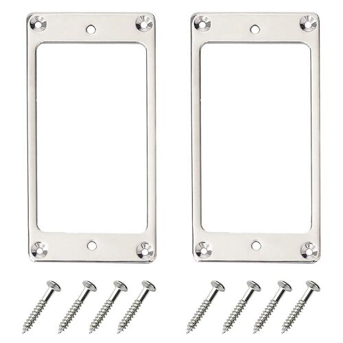 Métal Humbucker Pickup Ring Cover Frame Replacement Compatible Avec Lp Guitar Mounting Electric Gui