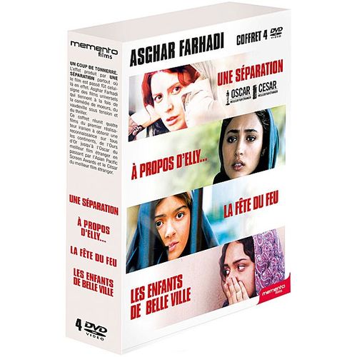 Asghar Farhadi - Coffret 4 Films : Une Séparation + A Propos D'elly... + La Fête Du Feu + Les Enfants De Belle Ville - Pack