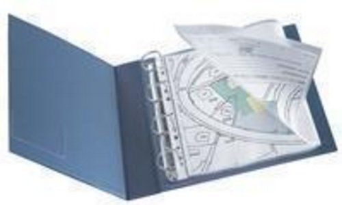 Q Connect Punched Pochette Polypropylène A3 Folding To A4 Glossy Ouverture Par Le Haut (Lot De 10)