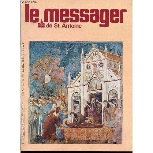 Le Messager De Saint Antoine / N°10 - Octobre 1977 / U Confort Sans Faille - La Tentation De L'eglise Et La Priere - Eveque De Nos Jours - Notre Jesus Adolescent Et Homme - Lutter Et Croire ...