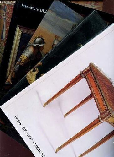 Lot De 5 Catalogues Ventes / Beaussant Lefevre - Etude Tajan - Jean6marc Delvaux - Libert Et Castor.