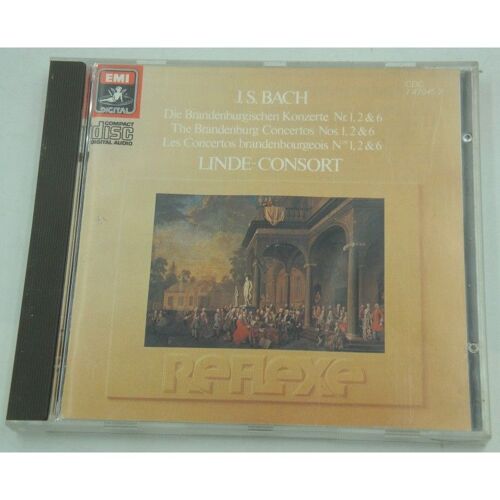 Linde-Consort Les Concertos Brandenbourgeois N°1,2 Et 6 Bach Cd 1982 Emi