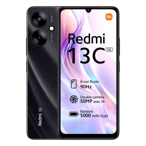Xiaomi Redmi 13C 128 Go Noir minuit