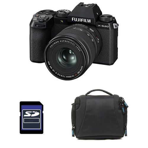 FUJIFILM X-S20 NOIR + 16-50mm Garanti 3 ans + Sac + Carte SD 8 Go