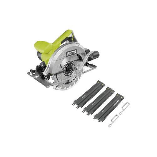 Pack RYOBI Scie circulaire - RCS1400-G - 1400W - 66mm - guide de coupe - RAK03SR