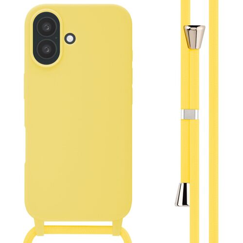 Imoshion Coque En Silicone Avec Cordon Iphone 16 Jaune