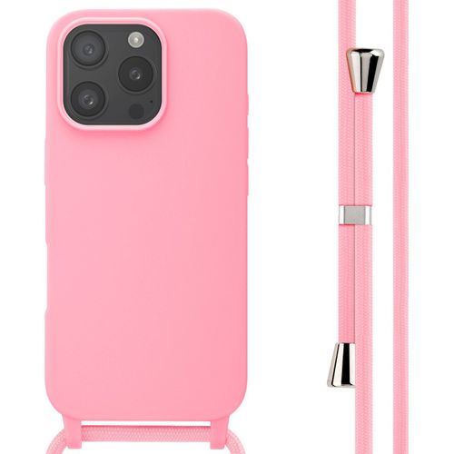 Imoshion Coque En Silicone Avec Cordon Iphone 16 Pro Rose