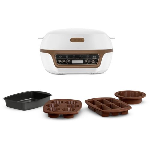 TEFAL Cake Factory+ Appareil à gâteaux, 5 programmes, Moules PROflex KD802112