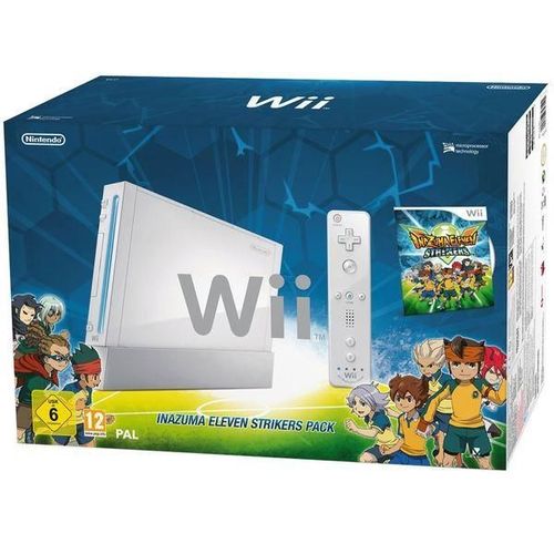 Nintendo Wii Blanche Inazuma Eleven Strikers Série Limitée