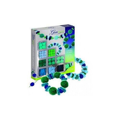 Parures De Laine Vert/Bleu : Gem Shop