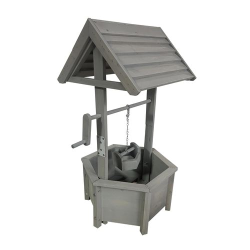 Puits Décoratif En Bois Werka Pro 38x42x82cm