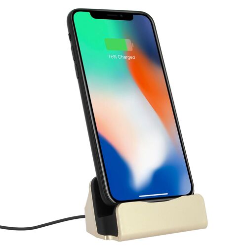 Station D'accueil Iphone Charge & Synchronisation Connecteur Lightning - Or