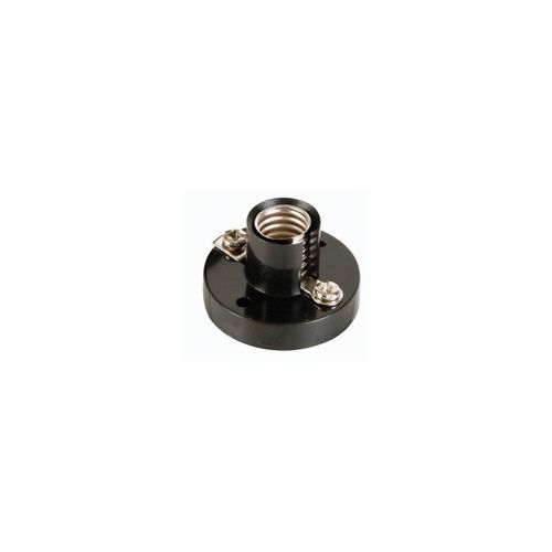 Ac lamp socket, e10, black