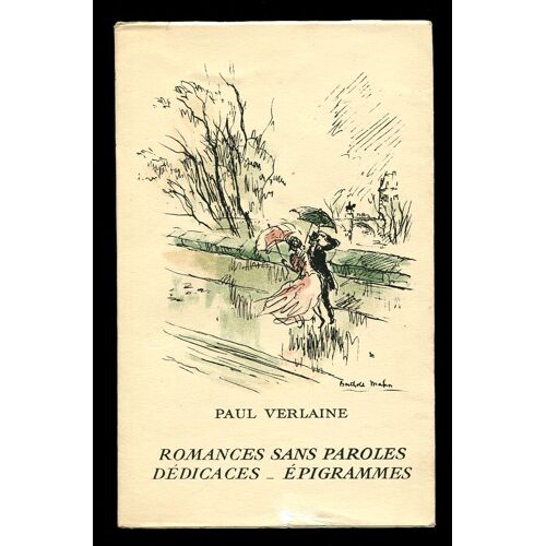 Paul Verlaine  -  Romances Sans Paroles -  Dédicaces  -  Épigrammes