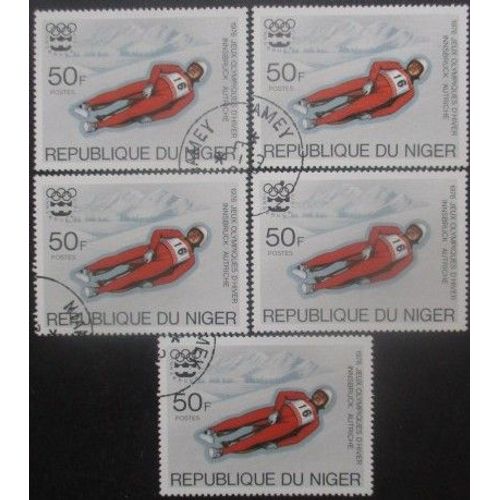 Niger N°353 X 5 Oblitéré