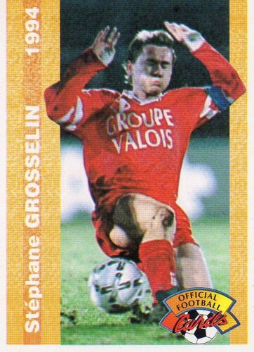 Official Football Cards 1994 Carte Stephane Grosselin N° 129 Valenciennes