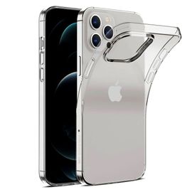 Coque Silicone Pour Apple iPhone 12 Pro 6.1" gel UltraSlim et Ajustement parfait - TRANSPARENT