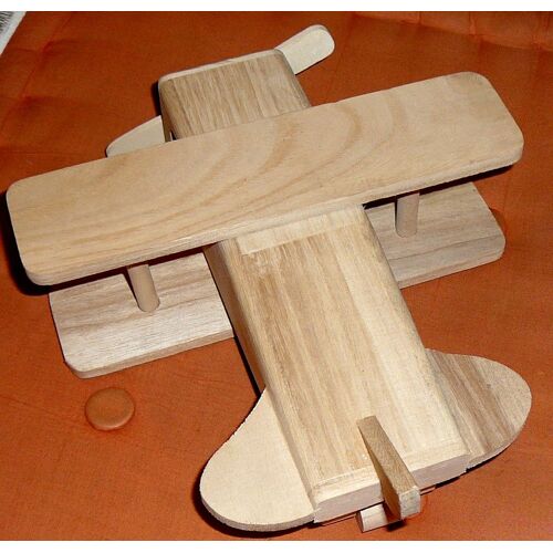 Avion En Bois Artisanal