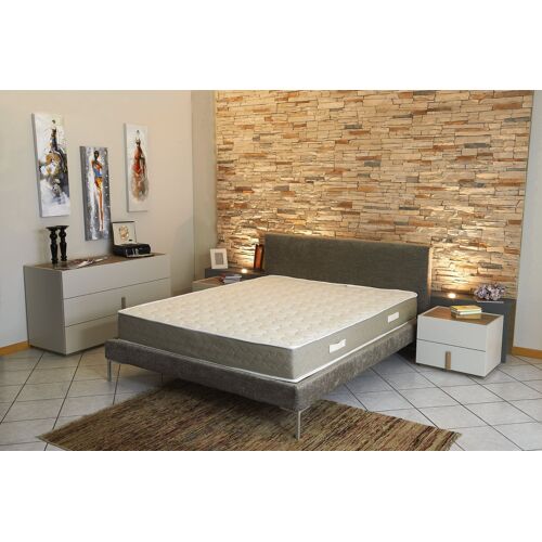Matelas Latex Naturel + Alèse 140x190 x 23 cm Ferme - Tissu 100% Coton - Déhoussable Housse Lavable - 7 Zones de Confort - Noyau Poli Lattex HR Dernière Génération - Très Respirant