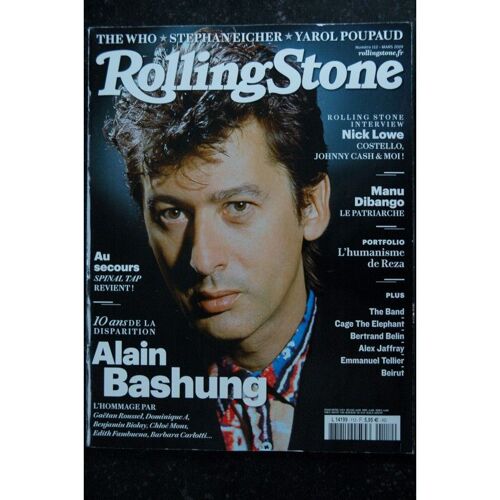 Rolling Stone 2019 03 Alain Bashung The Who Stephan Eicher Yarol Poupaud Nike Lowe M Dibango - 2019 03
