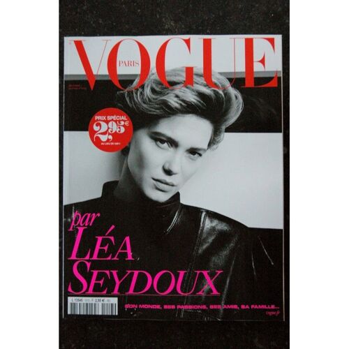 Vogue 1013 Cover Lea Seydoux + 68 Pages Special Lea Seydoux + Hommage Kenzo Takada