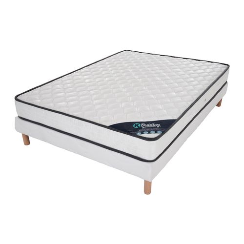 Ensemble Matelas Mousse Medicaltex + Sommier 120x190 Hauteur 20cm