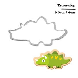 Nouveau Moule À Biscuits En Acier Inoxydable En Forme De Dinosaure, Bricolage, Sucrier Artisanal 3d, Emporte-Pièces Pour Pâtisserie Jurassique