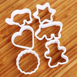 Emporte-Pièces En Plastique Pour Décoration De Pâtisserie, 6 Pièces, Moules À Biscuits En Forme D'animaux, Fondant, Outils De Cuisson, Diy