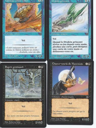 Portal Second Âge Vf Bords Noirs - Chauve-Souris Du Marennois, Drakon Grinçant, Esprit Gémissant, Vaisseau Volant Talien