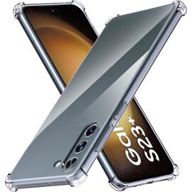 Coque Pour Samsung Galaxy S23+ (S23 Plus) 4 Coins Renforcée Silicone Haute Résistance - E.F.Connection