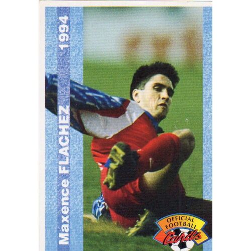 Official Football Cards 1994 Carte Maxence Flachez N° 81 Lyon