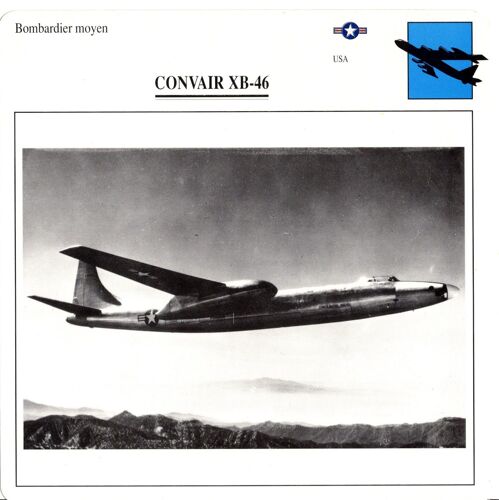 Fiche Avion Convair Xb-46