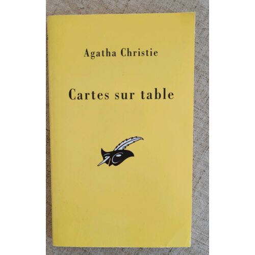 Agatha Christie. Cartes Sur Table.No 275 . Collection Le Masque 1992.
