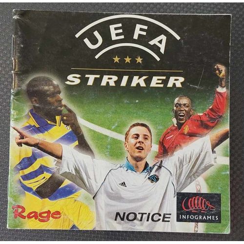 Uefa - Striker - Notice Officielle Dreamcast - Sega