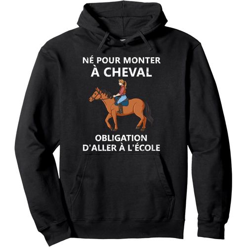 Kalanka-Cheval Chevaux Monter Chevaliers Filles Enfants Cadeaux Sweat À Capuche
