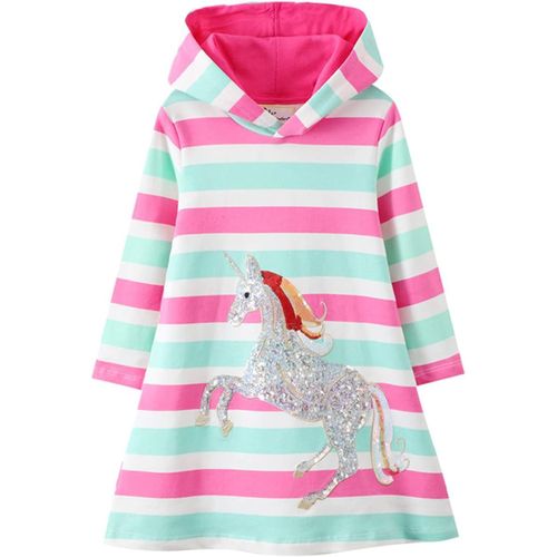 Kalanka-Pull À Capuche En Coton À Manches Longues Pour Fille