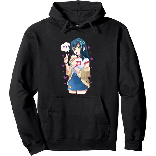 Kalanka-Kawaii, Fille Mignonne De L'animé Otaku, Cadeau De Thé Sweat À Capuche