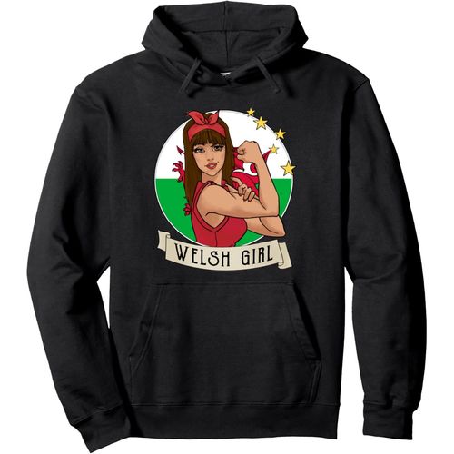 Kalanka-Welsh Girl Pays De Galles Cymru Merchandising Cymraeg Sweat À Capuche