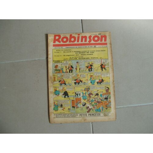 Revue Robinson 168 De 1939