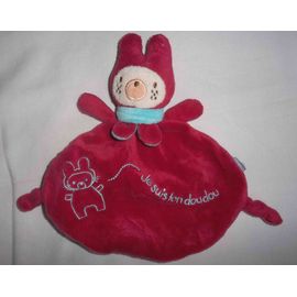 Peluche Je Suis Ton Doudou Lapin Plat Rose Framboise Fuschia Fushia Écharpe Bleue: Tout Simplement (Casino)?