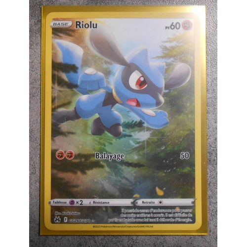 Riolu Fa Gg26 - Eb 12.5 - Zénith Suprême - Vf