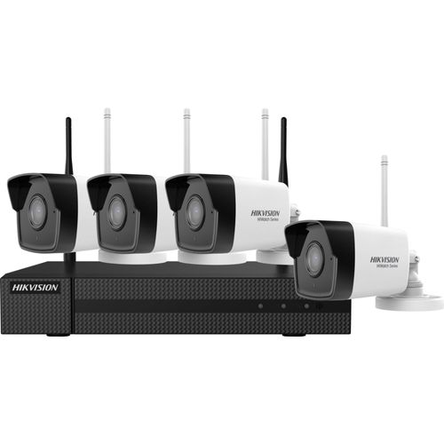 Jeu de caméras de surveillance HiWatch HWI-D640H-Z 301501286 Wi-Fi IP-4 canaux avec 4 caméras 1920 x 1080 pixels