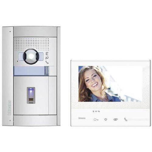 Interphone vidéo Legrand 905.282 5145756 2 fils, Wi-Fi Bloc d'alimentation, Set complet 1 foyer blanc